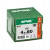 Medvaržčiai Spax 4,5x60mm torx, dalinis sriegis, įleidžiama galvutė, juodi, 100vnt