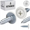 Medvaržčiai su poveržle 4,2x16 mm Ral 9010 250 vnt. Etanco Gm-s