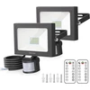 Meikee 15 W Led prožektorius su nuotoliniu valdymu ir detektoriumi, 6500 K, 2 vnt.