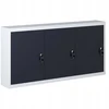 Metalinis įrankių spintelė 120x19x60 pilkai juoda
