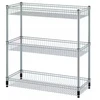 Metalinis lentynų blokas su 3 krepšiais 92x36x94 cm Ikea Omar