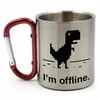 Metalinis puodelis su karabinu I'm Offline 300ml