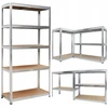 Metalinis sandėliavimo stelažas Legger - 5 lentynos - keliamoji galia 750 kg - 180x90x40 cm