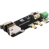 Micro hdmi į hdmi adapterio plokštė, skirta raspberry pi 5 / raspberry pi 4b, palaikomi du 4k išėjimai, du maitinimo būdai - type-c prievadas arba varžtų gnybtas