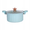Micro Pressure puodas, skirtas visų tipų viryklėms, 8 l Multi Cooker mėlynas