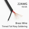 Micro usb male į 2 kontaktų pliką laidą 0.9m, micro usb į atvirą galą pigtail maitinimo kabelį lengvam litavimui, 5v/3a micro usb įrangai įdiegti arba pakeisti remontui pasidaryk pats kabelis
