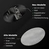 Micxnic Puck Screen 58 mm, 0,8 mm espreso sietelis 58 mm portafiltrui, 304 nerūdijančio plieno kavos Puck sietelis su titano danga, portafiltro priedai su popieriniu maišeliu, juodas sidabras, pakuotė