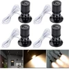 Midore mažas led prožektorius, 4 vnt., spintelės šviestuvas, 2 w, 360° pasukamas, 230 v aliuminio mini led spotas spintelėms, prieškambariui, galerijoms, parduotuvėms, juvelyrinių dirbinių spintelėms