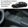 Mieba 2 vnt. priedų, skirtų Tesla Model 3 Highland 2024 2025 Model Y Juniper centrinės konsolės organizatoriaus dėklui, Tesla Model 3 Highland 2024 2025 Model Y Juniper laikymo dėžutei, flokuotas vidus