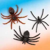 Mijoma dirbtinių vorų rinkinys, 24 vnt. - Helovino dekoracija, plastikiniai arachnidai - realistiški ir baisūs - pokšto prekė vakarėliui, vaikams, baisi dekoracija ir išdaigos