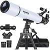 Mikroskopas Profesionalus Refraktorius Teleskopas 80/900mm Vaikams ir Pradedantiesiems