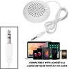 Kompiuterio kolonėlės Mini 3.5mm Pagalvės Garsiakalbis Nešiojamas Mp3/mp4/cd/telefonui (baltas)