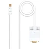Mini Displayport į Vga adapterio laidas, 3m, baltas