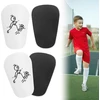Mini futbolo blauzdų apsaugos, 4 vnt., 10 x 6 cm, papildomos mini blauzdų apsaugos, apsauginė įranga, blauzdų apsaugos paaugliams, suaugusiems, berniukams, mergaitėms (dynamic Sports Pattern)