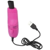 Mini klaviatūros valiklis, Usb stabilus maitinimo prailginimo plokščias galvutės mini klaviatūros dulkių siurblys naminių gyvūnėlių plaukams (rožinė-raudona)