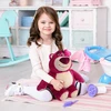 Miniso Lotso mielas žaislas, žaislų istorijos Lotso pliušinis žaislas, 25 x 19 cm, mielas Lotso pliušinis žaislas su braškių kvapu, lengvi ir minkšti pliušiniai žaislai apkabinimui ir žaidimui, Lotso pliušinis žaislas