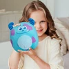 Miniso sulley minkštas žaislas, 20 cm monstrų, inc. sulley pliušinis žaislas, apvalūs sullivan žaislai vaikams, lengvas ir minkštas pliušas apkabinimui ir žaidimams
