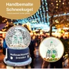 Minium Collection suvenyrinis sniego gaublys Kalėdų turgus Drezdeno Striezelmarkt 65 mm skersmens - 30020 purtomas kamuolys žvakės arka Kalėdų piramidė