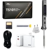 Miniware Ts101 lituoklis suvirinimo aparatas i antgaliai usb-c pd eu kištukas maitinimo šaltinio rinkinys nešiojamas skaitmeninis 65w greito kaitinimo temperatūra reguliuojama 50-400°c