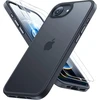 Miracase dėklas, skirtas iphone 16e [su 2 apsauginiais stiklais] 360° oro pagalvės 3 sluoksnių karinė apsauga smūgiams atsparus įbrėžimams atsparus pirštų atspaudams puikiai jaučiasi plonas mobiliojo telefono dėklas, skirtas iphone 16e 6,1 colio