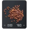 Miuuipi mini kavos svarstyklės su laikmačiu, įkraunamos espresso svarstyklės, 3kg / 0,1 g tikslios svarstyklės espresso, su led ekranu, nešiojamos skaitmeninės virtuvinės svarstyklės su automatiniu laiko skaičiavimu