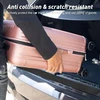 Mizikuu guminis buferio apsaugos elementas, universalus buferio apsauga, guma, atsparus įbrėžimams, atsparus dilimui, lipnus galinio buferio apsauga, automobilio bagažinės slenksčio apsauga automobiliams, visureigiams, 90 x 7 cm, juodas