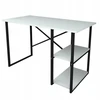 Modernus metalinis kompiuterio stalas industrial loft Reza baltas