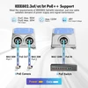 Mokerlink Ip67 lauko 3 prievadų gigabitinis Poe ilgintuvas, Ieee 802.3 af/at/bt Poe kartotuvas 90w, 10/100/1000mbps, 1 Poe įvestis 2 Poe išvestys, sieninis metalinis vandeniui atsparus Poe perjungiklis