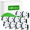 Molabel - 10 ritinių Dk-11209 maži adresų lipdukai, suderinami su Brother 62 mm x 29 mm, 4800 lipdukų, tinkami Brother Ql etikečių spausdintuvams