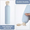 Molain suspaudžiami buteliukai, 2 vnt., nepralaidūs suspaudžiami kelioniniai indai, 260 ml daugkartiniai plastikiniai kelioniniai indai, tušti buteliukai, nešiojami kelioniniai buteliukai šampūnui, kremams, losjonų kondicionieriui