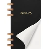 Moleskine akademinė mėnesio planavimo knyga 2024–2025 m., akademinė mėnesio planavimo knyga 2024–2025 m., 12 mėnesių savaitinis ir mėnesio planuotojas, universiteto kalendorius kietu viršeliu, juoda spalva, didelis formatas 15 x 21 cm