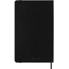 Moleskine dieninis kalendorius 2025–2026 m., 18 mėnesių dieninis planuotojas kietu viršeliu ir elastine juostele, didelis formatas 13 x 21 cm, juodas