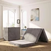 Molphit sulankstomas čiužinys 75 x 195 x 10 cm, sulankstomas čiužinys, svečių lova, memory foam su nuimamu užvalkalu, kelionėms, stovyklavimui, ant grindų, svečių lova, čiužinys