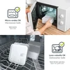 Monbento - didelė bento dėžutė mb square onyx su skyreliais, pagaminta prancūzijoje - nepralaidi pietų dėžutė