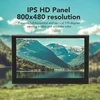 Monitorius Nešiojamas Rpi Pc, 5 colių Ips Hd 800 x 480 Lcd sub ekranas, Hdmi kompiuterio sub ekranai su Vesa metaliniu korpusu, Pd100w
