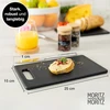 Moritz & Moritz 2 x plastikinių pjaustymo lentelių rinkinys granito išvaizdos – 25 x 15 cm – pjaustymo lentelės be Bpa – pusryčių lentelė – higieniškas ir tinkamas plauti indaplovėje pjaustymo lentelių rinkinys