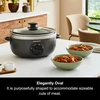 Garų puodas Morphy Richards 460022 lėtaeigis puodas, aliuminis, 160 W, 3.5 litrai, titano