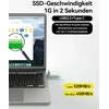Move Speed 512 Gb Usb atmintinė 3.2 – greita saugykla kūrybingiems profesionalams – idealiai tinka nuotraukoms, vaizdo įrašams ir dideliems failams, 520 Mb/s, Usb C Gen2, tvirta konstrukcija
