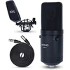 Movo Vsm-5 xlr studijinis kondensatorinis mikrofonas su amortizatoriumi, pop filtru ir xlr kabeliu – idealus mikrofonas vokalams, podcast'ams, transliacijoms, transliavimui, asmr ir kt.