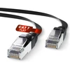 Mr Tronic Ethernet tinklo kabelis Cat 7, 30m, plokščias, Rj45, Sftp, juodas
