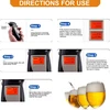 Alkotesteris Mr.twinklelight alkoholio testeris, tikslus policijos alkoholio matuoklis su 30 kandiklių, profesionalus alkoholio testeris su skaitmeniniu lcd ekranu naudojimui namuose ar vakarėliuose