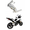 Mts multistrada 1200 2010 - 2014 racing down pipe mid pipe dominator