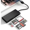 Multi sd kortelių skaitytuvas usb 3.0, sd/tf/cf/ms/xd 5 gbps didelės spartos atminties kortelių skaitytuvas, skirtas sdxc sdhc micro sd cf ms mmc kortelėms, sony memory stick pro duo adapteris, skaito 5 korteles vienu metu