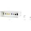 Multimedia jungčių dėžutė su Vga, Hdmi, audio lizdu, Rca, Usb ir Rj45 įvestimis, idealiai tinkanti efektyviam kabelių valdymui ir jungiamumui įvairiuose įrenginiuose.