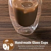 Mumdoyal Dvisienės latte macchiato stiklinės, stilingos ir praktiškos (2 x 350 ml)