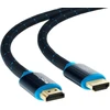 Mutecpower Hdmi 2.0 didelės spartos kabelis su Ethernet 4kx2k/60hz Ultra Hd 2160p/full Hd 1080p 3d/arc/cec kabelis trigubai ekranuotas juodas 3 m, 5 vnt.