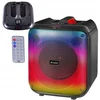 Muzikinis centras Trevi Nešiojama karaoke bluetooth kolonėlė + mikrofonas Led