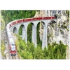 Mypuzzle bernina express glacier train ant landwater viaduko šveicarijos alpėse - premium 500 dalių dėlionė - mypuzzle special collection by puzzle galaxy