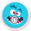 Mysweetstitch Freestyle Libre 3 jutiklių lipdukai, 4 vnt., Sugar Monsters, su ventiliacijos anga, pagaminta Vokietijoje