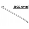 Nailoninės стяжки 200/3.6mm baltos spalvos 100vnt